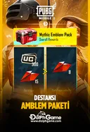 Pubg Mobile 300 UC + 79 Amblem parçacıq al — 8,61 ₼