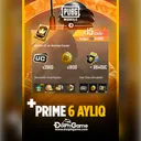 Pubg Mobile Prime Plus 6 Aylıq - 5400 UC al — 101,03 ₼