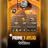 Pubg Mobile Prime Plus 3 Aylıq - 2700 UC al — 49,75 ₼