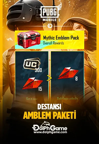 Pubg Mobile 300 UC + 79 Amblem parçacıq al — 8,61 ₼