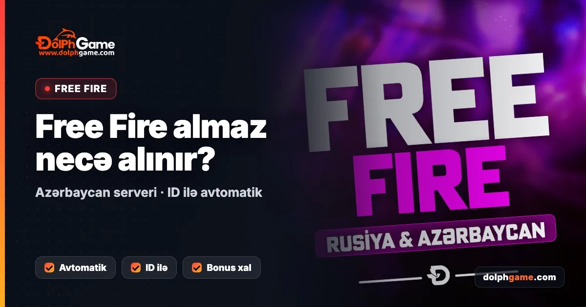 Free Fire almaz necə alınır? Azərbaycan serveri üçün addım-addım bələdçi